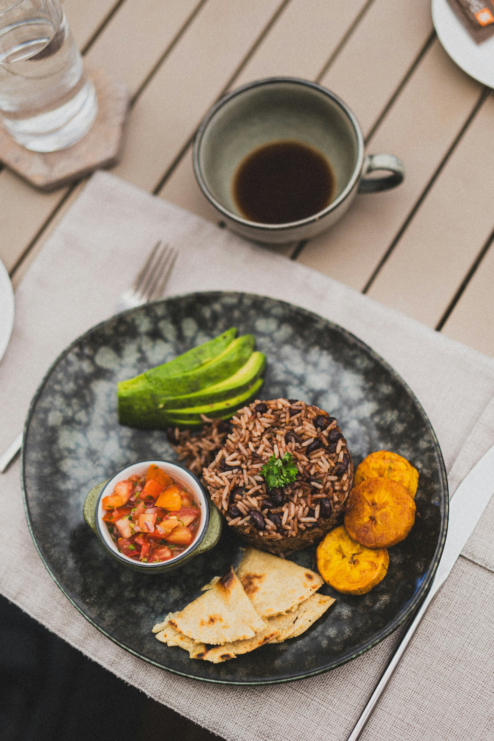 Costa Rican casado plate