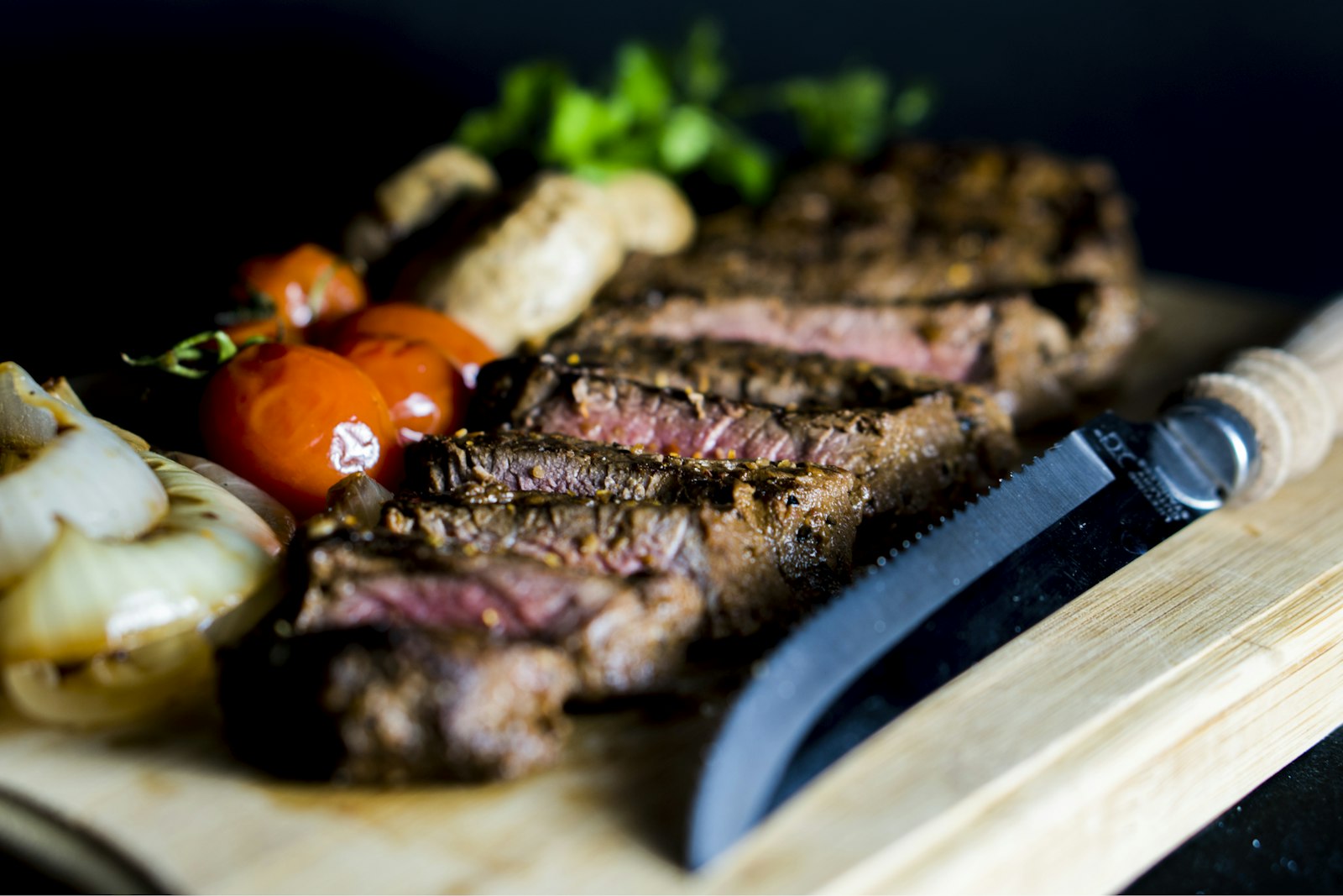 Grilled tenderloin steak
